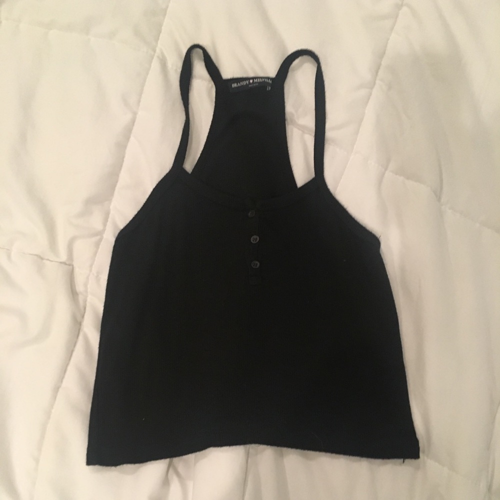 Brandy Melville buttoned tank top